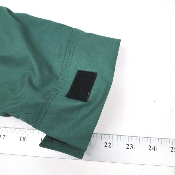 VTG Altra Hooded Jacket Mens Medium Green Beige Pockets Boulder Colorado Outdoor - Picture 11 of 12